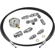 Connection set incl. manometer, hydraulic